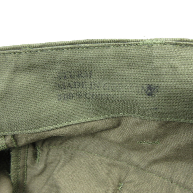 【中古】MILITARY衣料 | ミリタリーイリョウ カーゴパンツ 8415-12-155-9093 ドイツ軍年式:80sサイズ:6 カーキ
