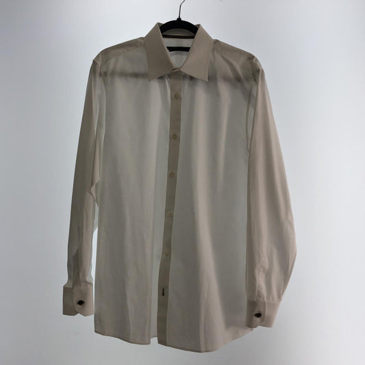 【中古】LOUIS VUITTON | ルイ・ヴィトン 長袖シャツ 国内正規品 ホワイト サイズ:41