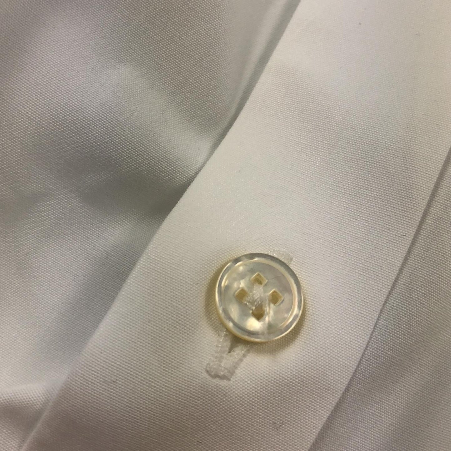 【中古】LOUIS VUITTON | ルイ・ヴィトン 長袖シャツ 国内正規品 ホワイト サイズ:41