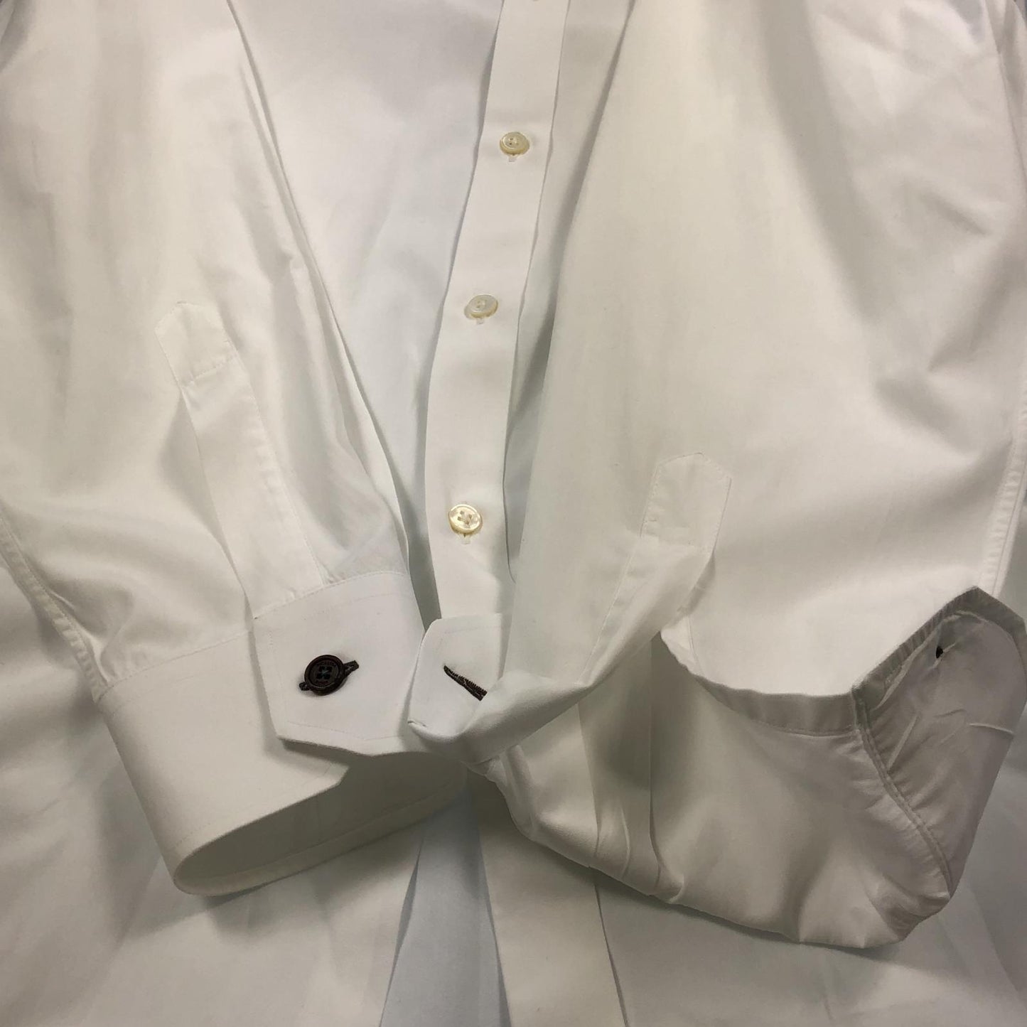 【中古】LOUIS VUITTON | ルイ・ヴィトン 長袖シャツ 国内正規品 ホワイト サイズ:41