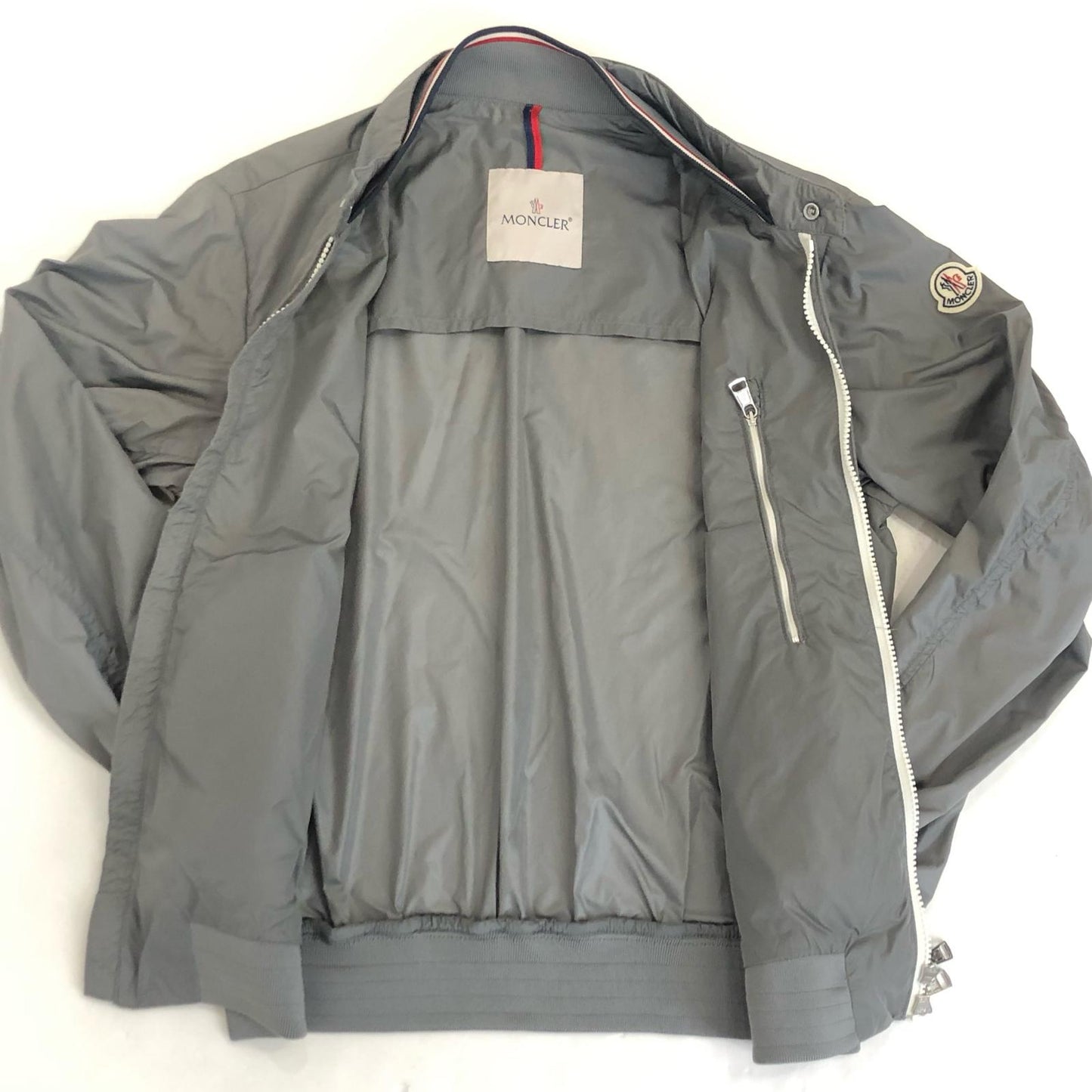【中古】MONCLER | モンクレール MIROIR ナイロンジャケット 4061405 68352 2017S/S サイズ:0 並行品 グレー