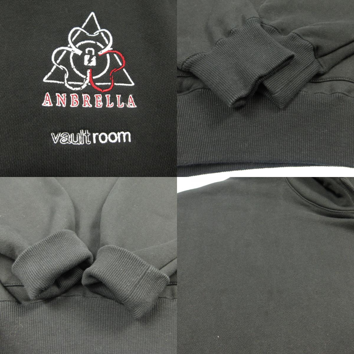 【中古】 ANBRELLA HOODIE パーカー ブラック サイズ:XL