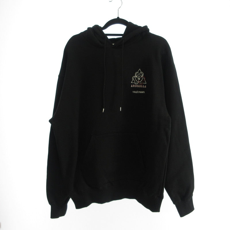 【中古】 ANBRELLA HOODIE パーカー ブラック サイズ:XL