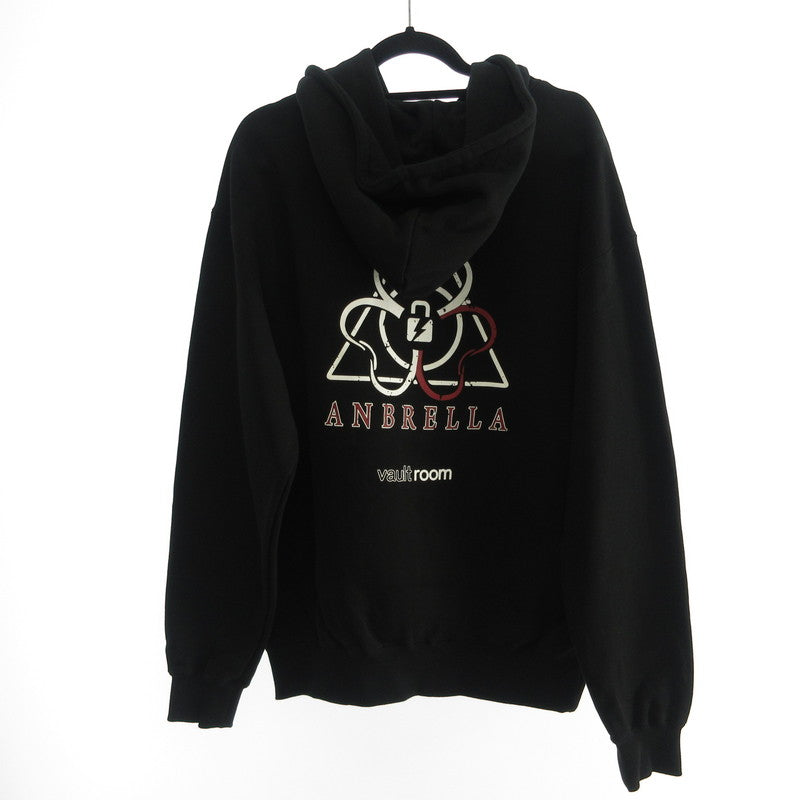 【中古】 ANBRELLA HOODIE パーカー ブラック サイズ:XL