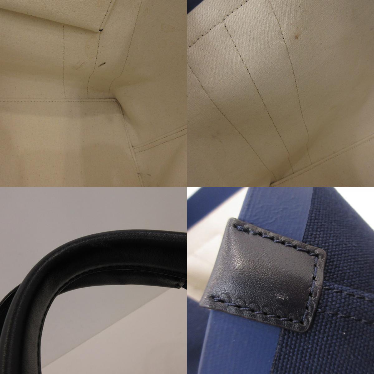 【中古】Michael Kors | マイケルコース Greyson Reversible Canvas Tote トートバッグ 33U9MGYT7C ネイビー