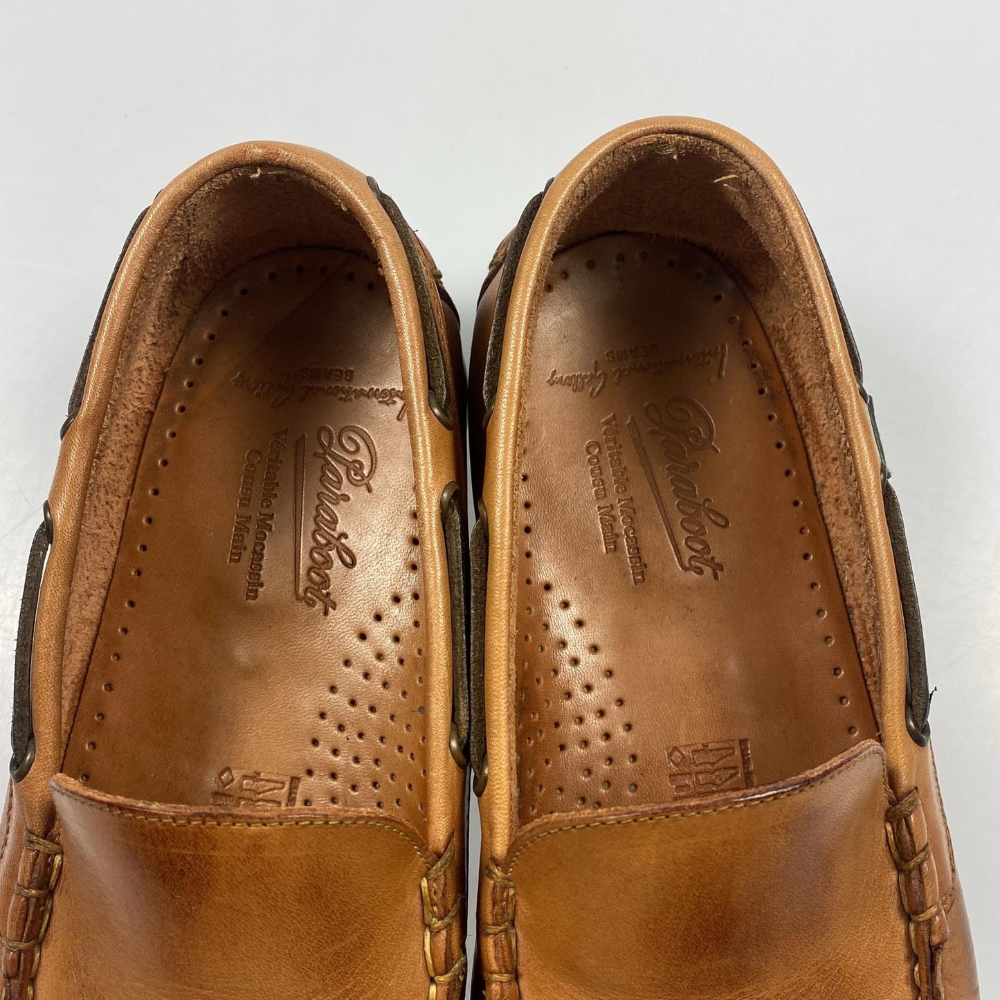 【中古】Paraboot | パラブーツ CORSE モカシン ローファー 約27cm ブラウン