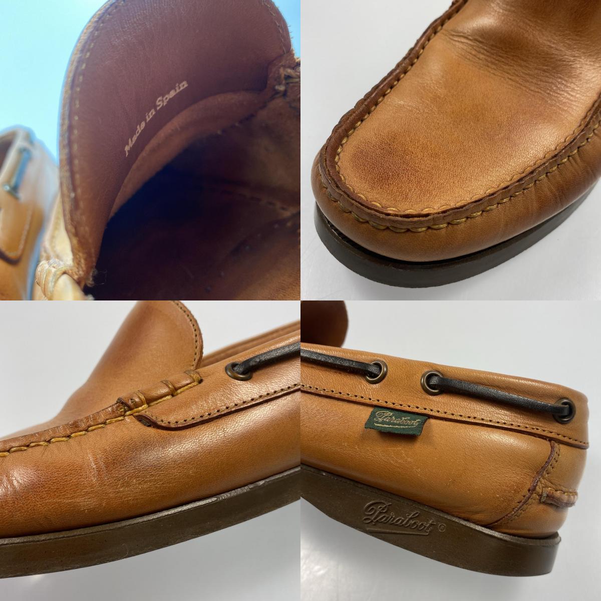 【中古】Paraboot | パラブーツ CORSE モカシン ローファー 約27cm ブラウン