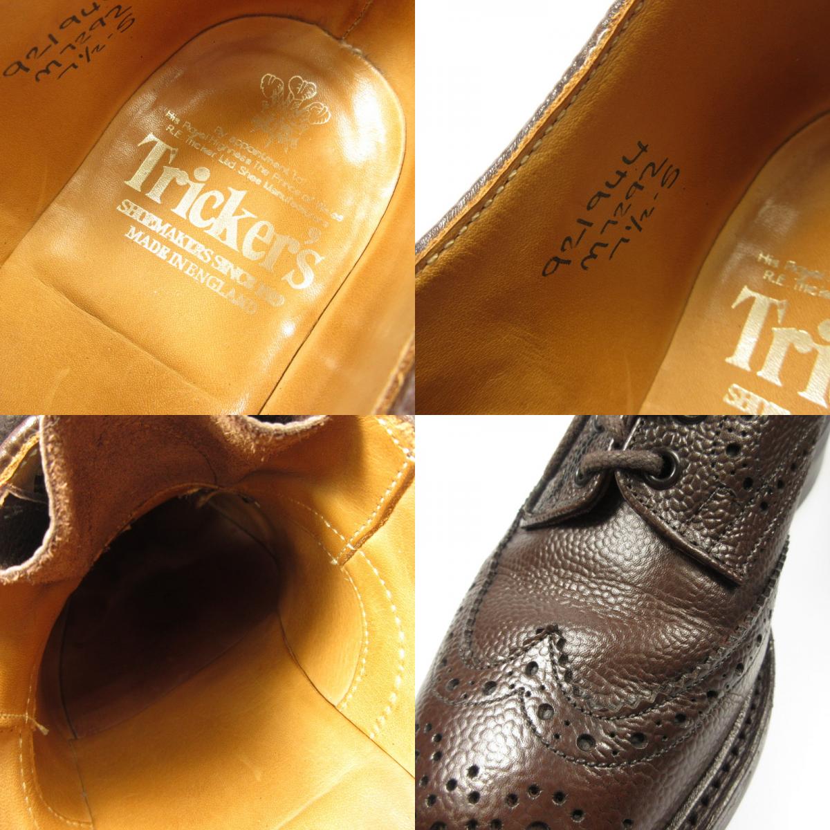【中古】Tricker's | トリッカーズ BOURTON その他靴 M7292 UK7.5(約26cm) ブラウン