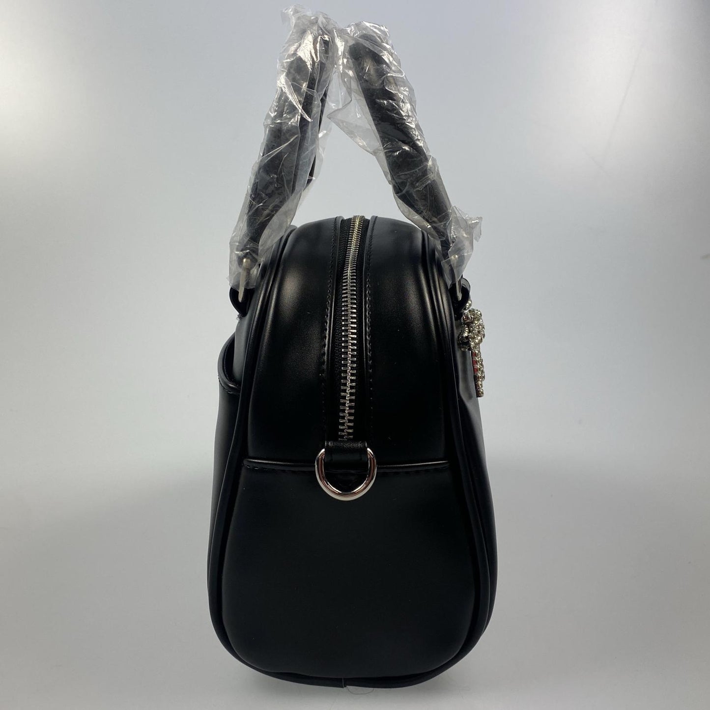 【中古】31 Sons de mode | トランテアンソンドゥモード ビジューリボンボストンバッグ ハンドバッグ 年式:2025S/S ブラック