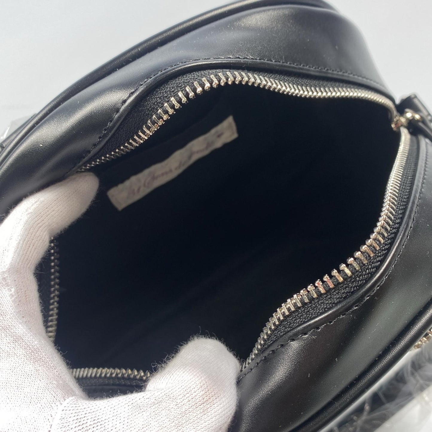 【中古】31 Sons de mode | トランテアンソンドゥモード ビジューリボンボストンバッグ ハンドバッグ 年式:2025S/S ブラック