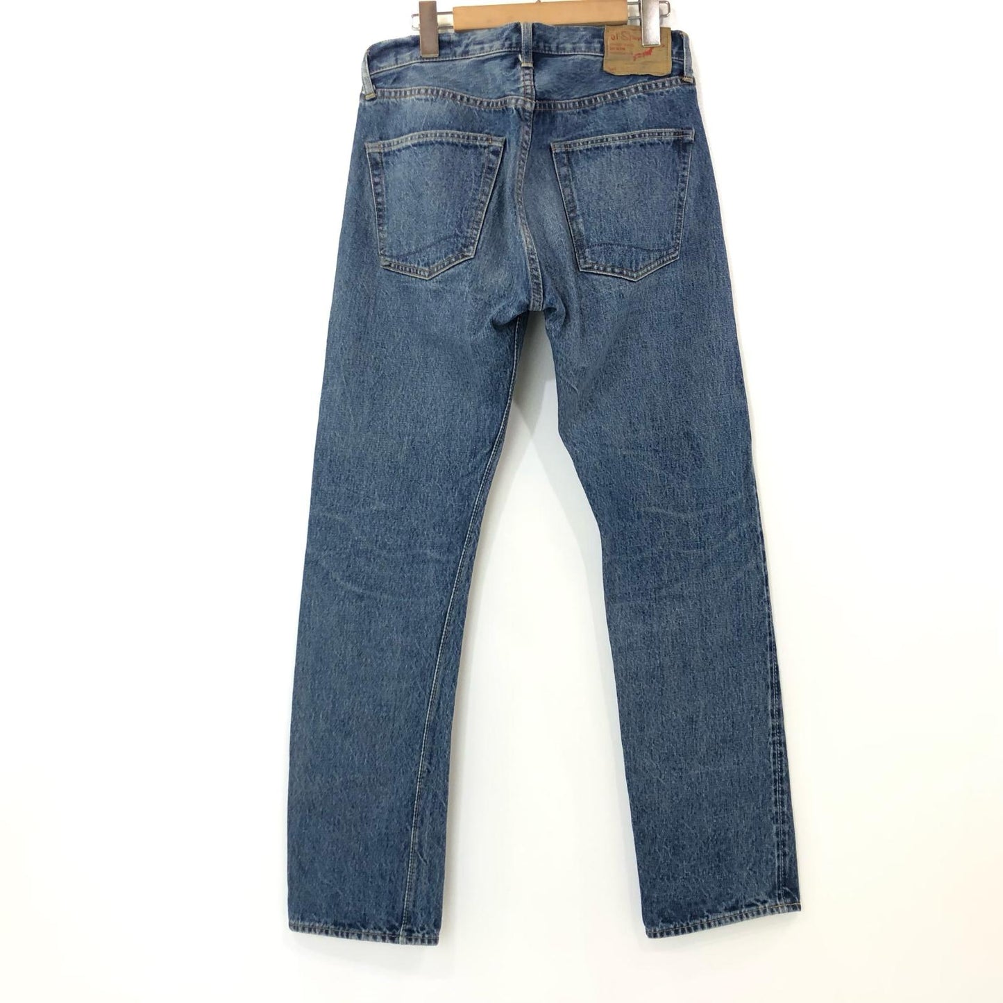 【中古】orSlow | オアスロウ 107 IVY FIT 2YEAR WASH デニムパンツ 01-0107-84 ブルー サイズ:S