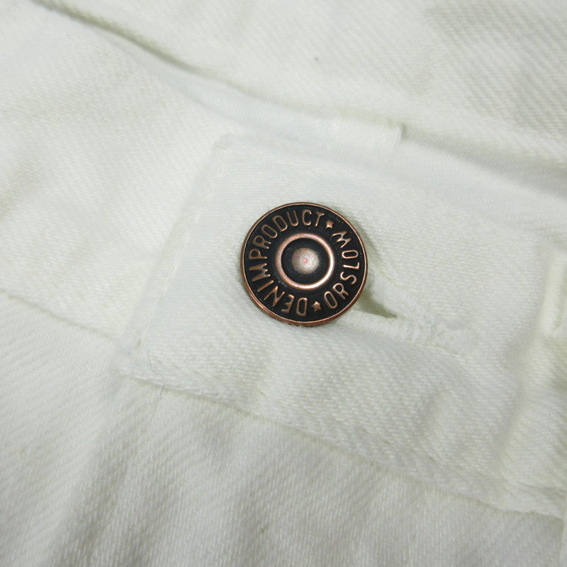 【中古】orSlow | オアスロウ 107W MEN'S IVY FIT JEANS WHITE DENIM デニムパンツ 01-0107W-69 ホワイト サイズ:S