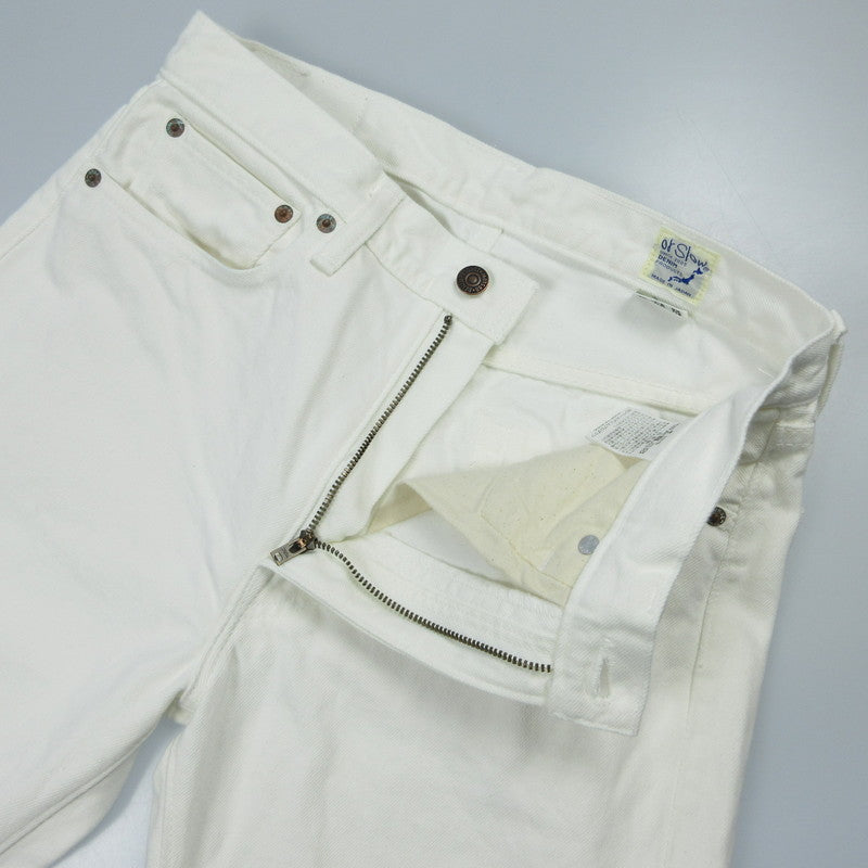 【中古】orSlow | オアスロウ 107W MEN'S IVY FIT JEANS WHITE DENIM デニムパンツ 01-0107W-69 ホワイト サイズ:S