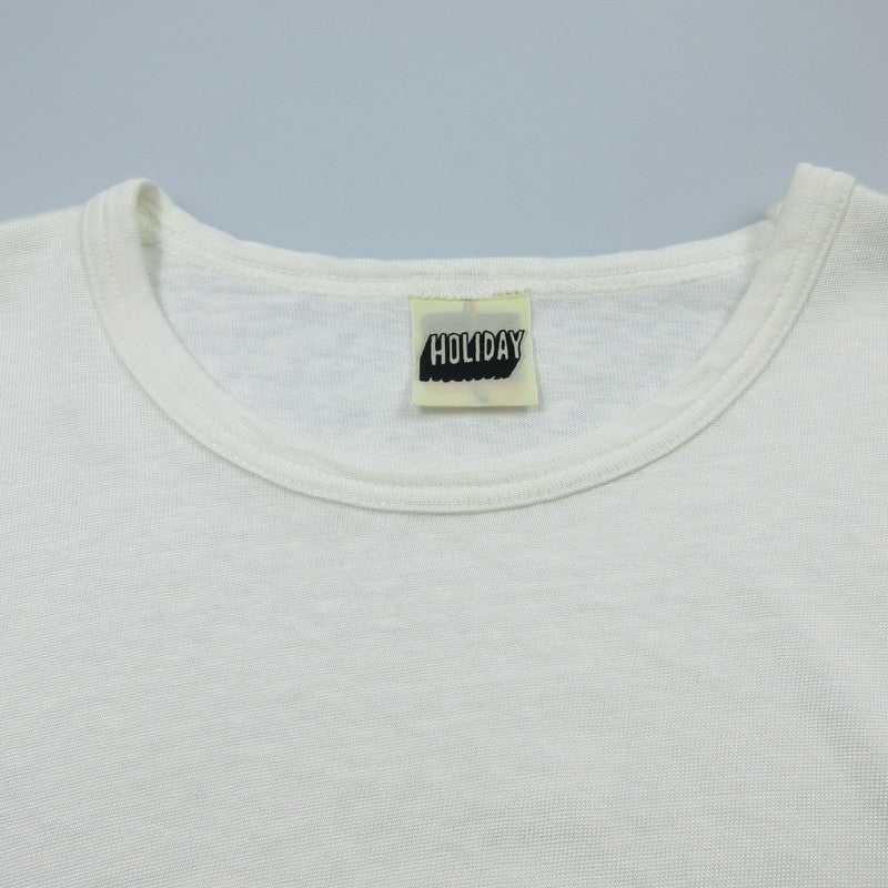 【中古】HOLIDAY | ホリデイ BASEBALL T-SHRT その他トップス 23101018 ホワイト サイズ:XL