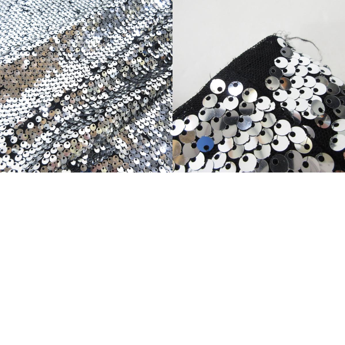 Ron Herman | Ron Herman Sequin Skirt 3710500039 R.H. Vintage Silver Size: XS