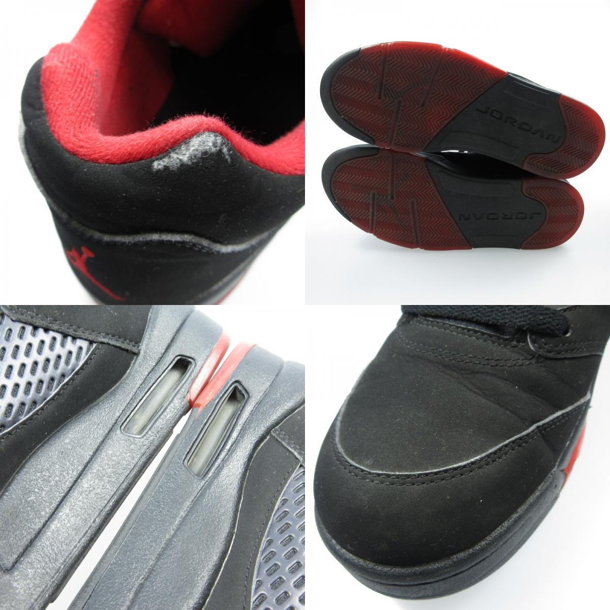 【中古】NIKE | ナイキ Air Jordan 5 RETRO Low 'Alternate 90' スニーカー 819171-001 ブラック 29cm