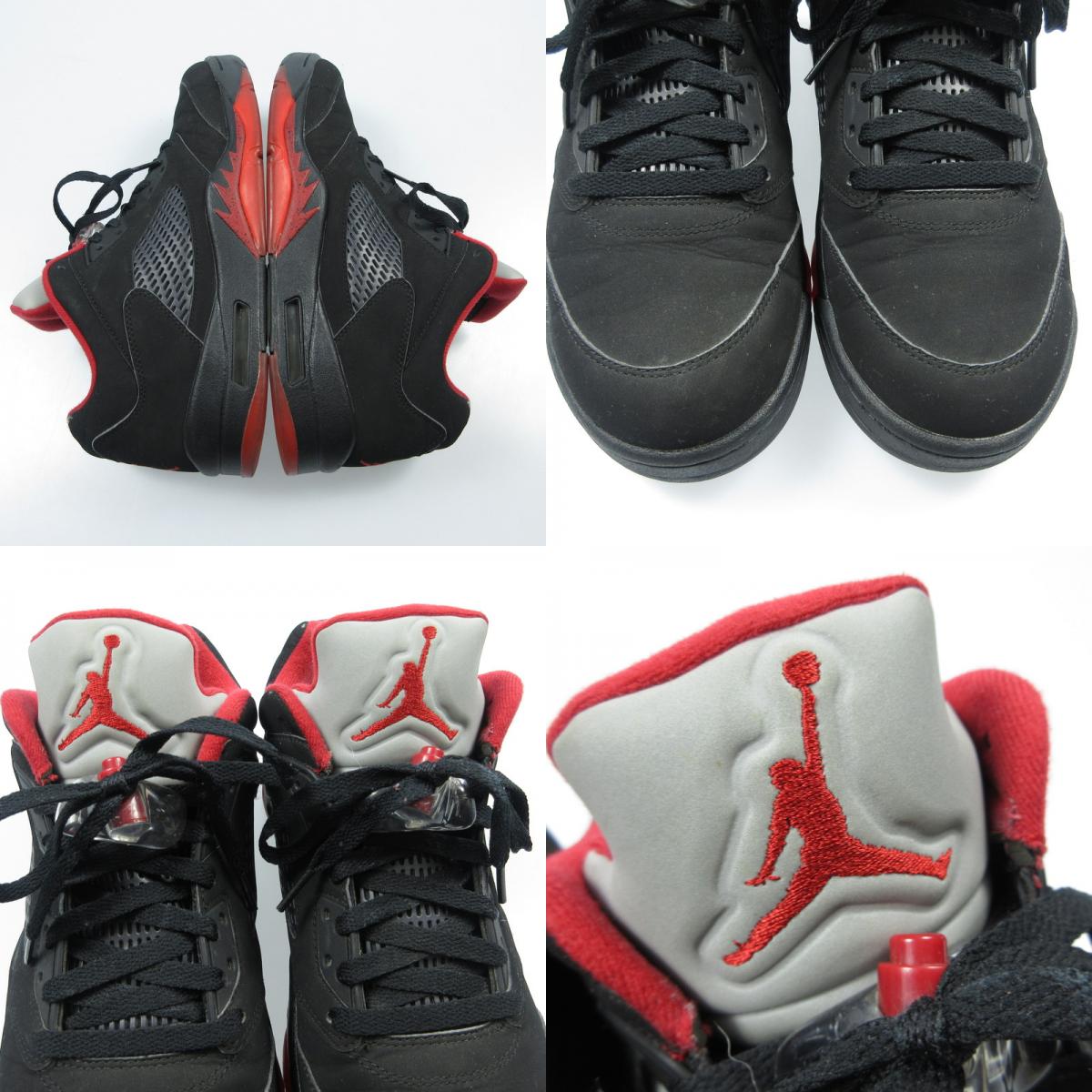【中古】NIKE | ナイキ Air Jordan 5 RETRO Low 'Alternate 90' スニーカー 819171-001 ブラック 29cm