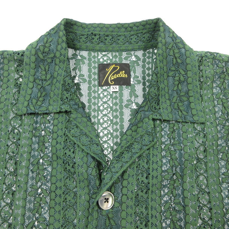 【中古】Needles | ニードルス CABANA SHIRT 半袖シャツ KP184 グリーン サイズ:XS