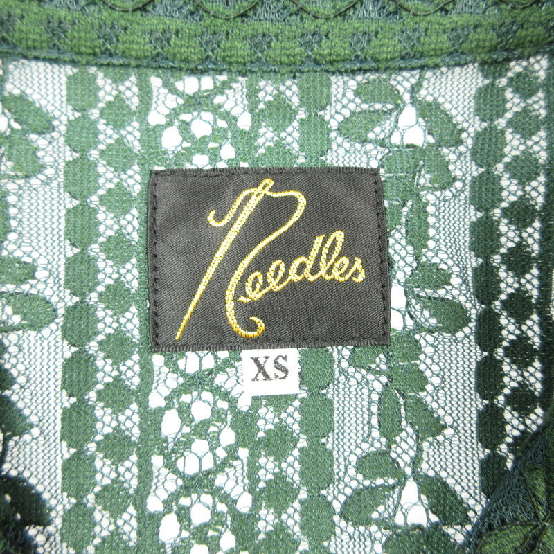 【中古】Needles | ニードルス CABANA SHIRT 半袖シャツ KP184 グリーン サイズ:XS