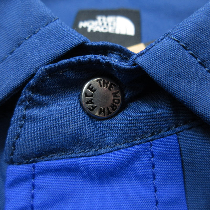 【中古】THE NORTH FACE | ザ・ノースフェイス S/S Nuptse Shirt 半袖シャツ NR22552 ブルー サイズ:L