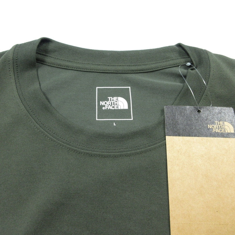 【中古】THE NORTH FACE | ザ・ノースフェイス L/S TNF BUG FREE TEE 長袖Tシャツ NT12450 カーキ サイズ:L