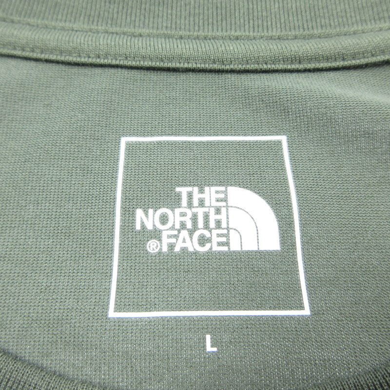 【中古】THE NORTH FACE | ザ・ノースフェイス L/S TNF BUG FREE TEE 長袖Tシャツ NT12450 カーキ サイズ:L