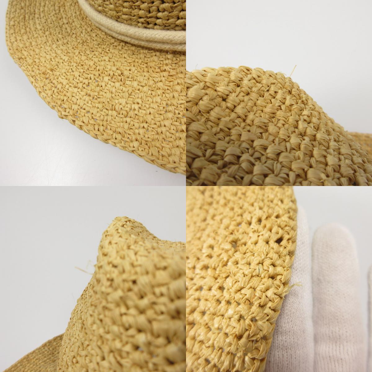 【中古】HELEN KAMINSKI | ヘレンカミンスキー BILBAO FEDORA ハット ラフィア ベージュ