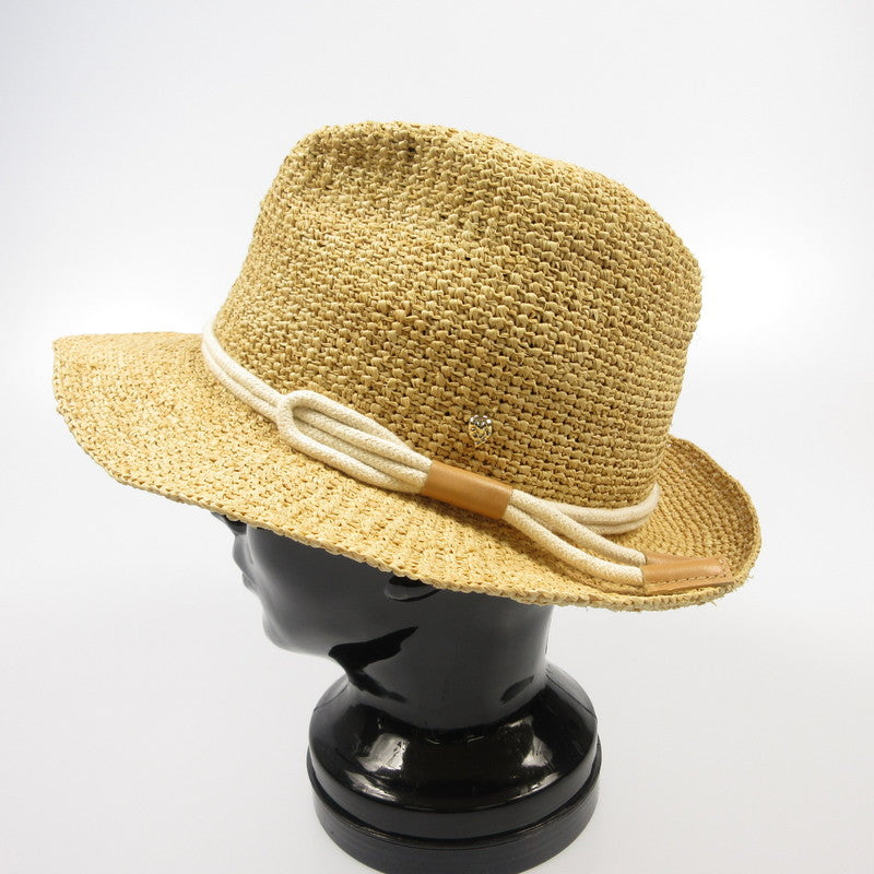 【中古】HELEN KAMINSKI | ヘレンカミンスキー BILBAO FEDORA ハット ラフィア ベージュ