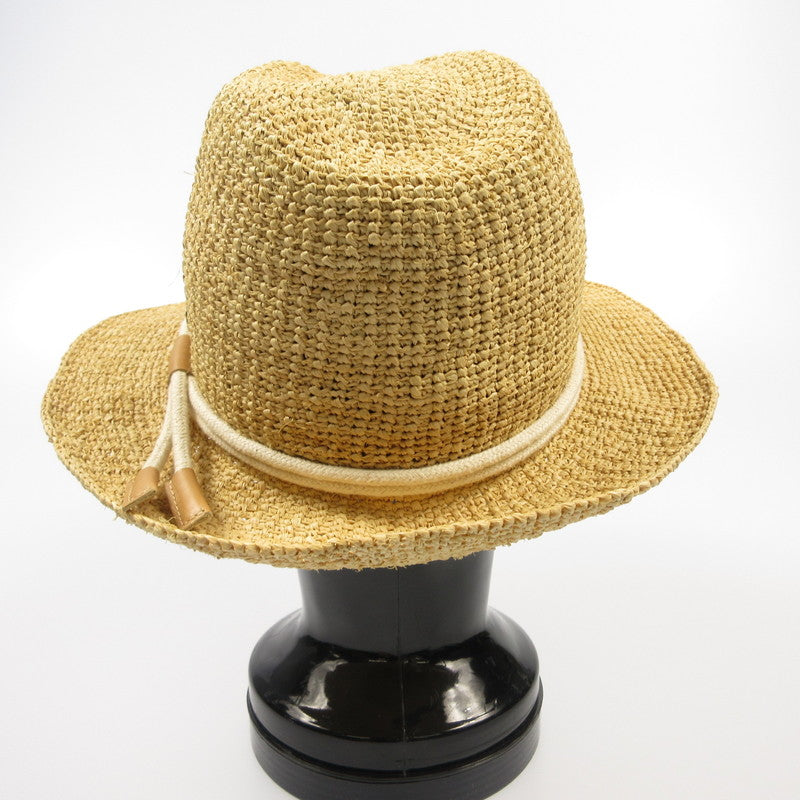 【中古】HELEN KAMINSKI | ヘレンカミンスキー BILBAO FEDORA ハット ラフィア ベージュ