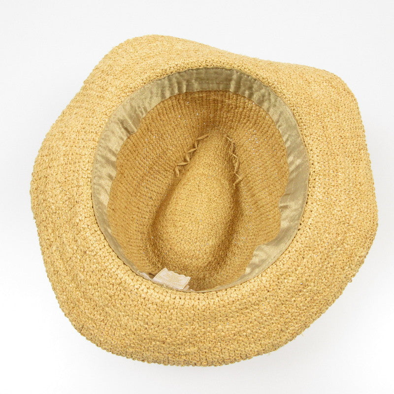 【中古】HELEN KAMINSKI | ヘレンカミンスキー BILBAO FEDORA ハット ラフィア ベージュ
