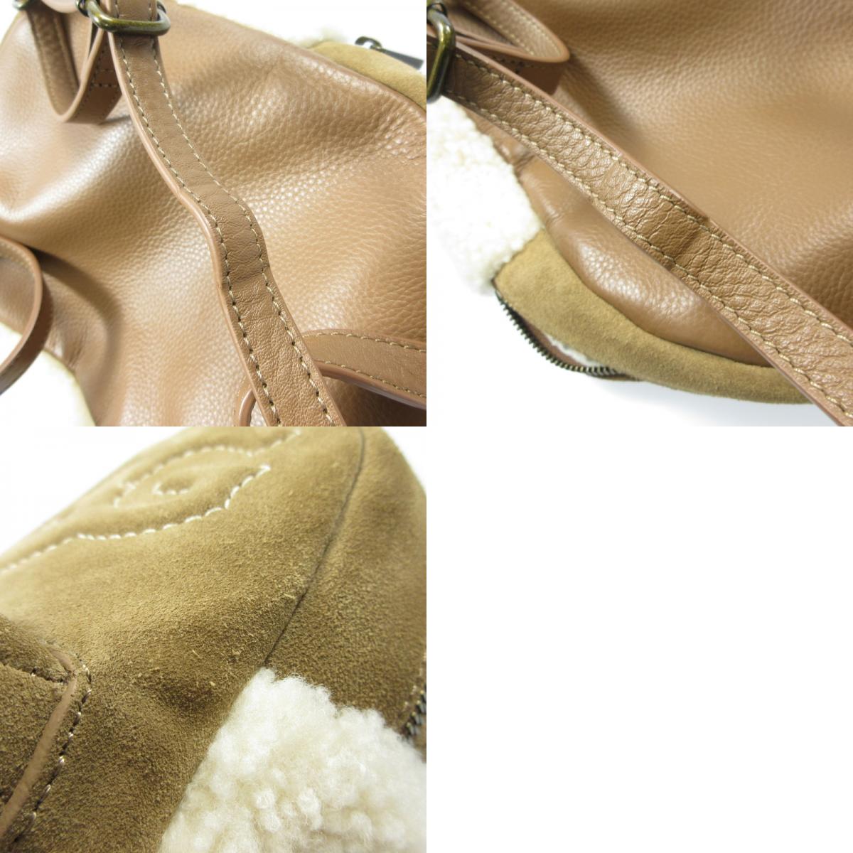 【中古】UGG | アグ Dannie II Mini Backpack Sheep リュック・デイパック ベージュ