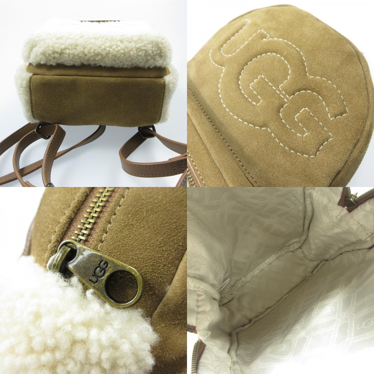【中古】UGG | アグ Dannie II Mini Backpack Sheep リュック・デイパック ベージュ