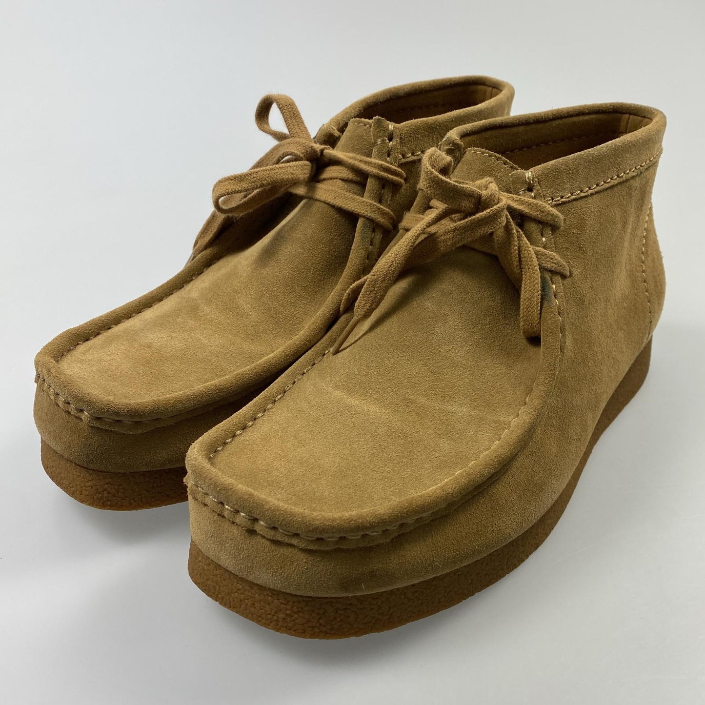 【中古】Clarks | クラークス WallabeeEVO Bt ブーツ 26172824 27.0cm ベージュ