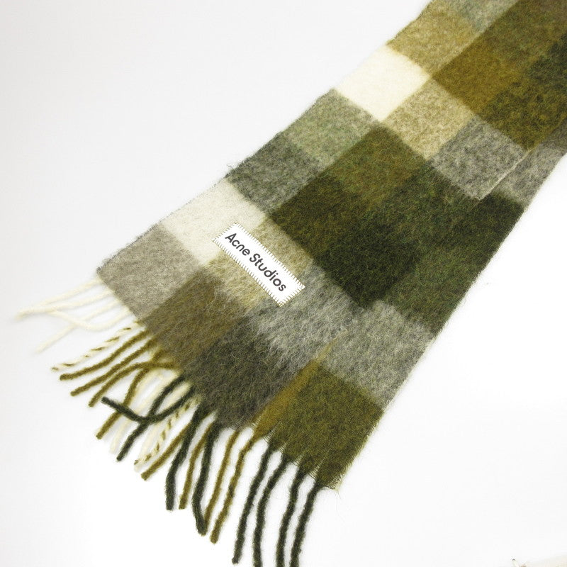 【中古】ACNE STUDIOS | アクネストゥディオズ モヘアチェックスカーフ マフラー FN-UX-SCAR000115 国内正規品