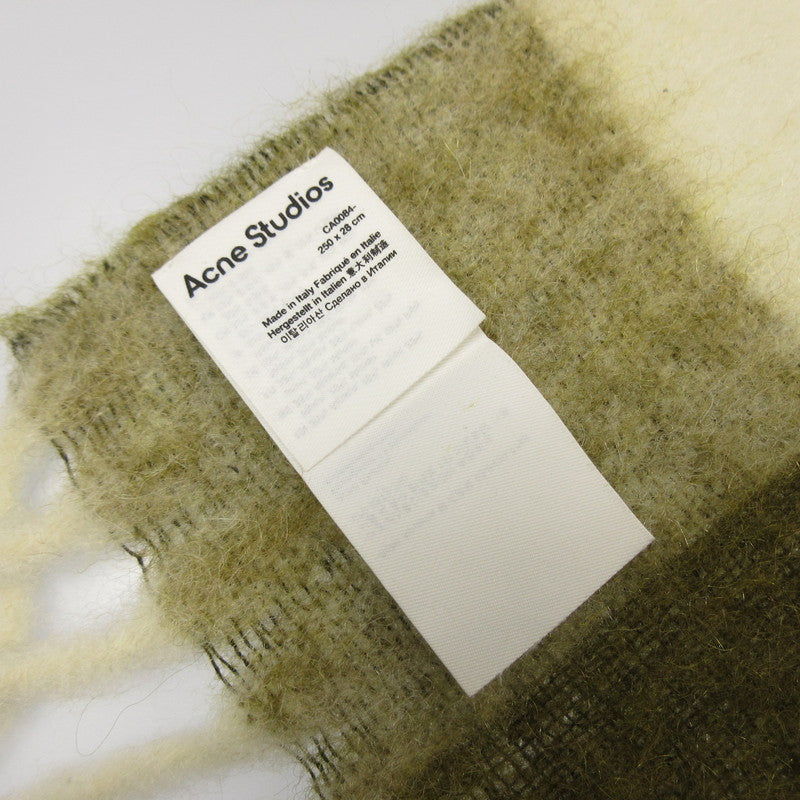 【中古】ACNE STUDIOS | アクネストゥディオズ モヘアチェックスカーフ マフラー FN-UX-SCAR000115 国内正規品