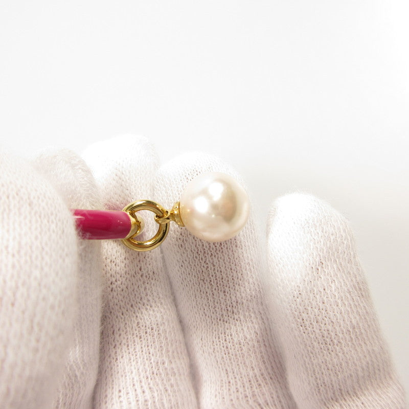 【中古】JIMMY CHOO | ジミーチュウ PEARL HOOPS CZQ ピアス 231516ABG000001 2022年クリスマス