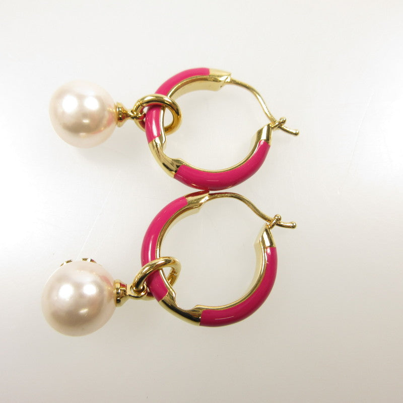 【中古】JIMMY CHOO | ジミーチュウ PEARL HOOPS CZQ ピアス 231516ABG000001 2022年クリスマス