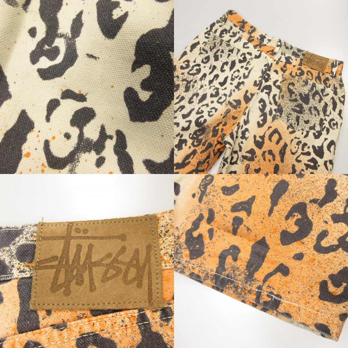 【中古】STUSSY | ステューシー STENCIL CANVAS BIG OL JEANS パンツ 116615 サイズ:34