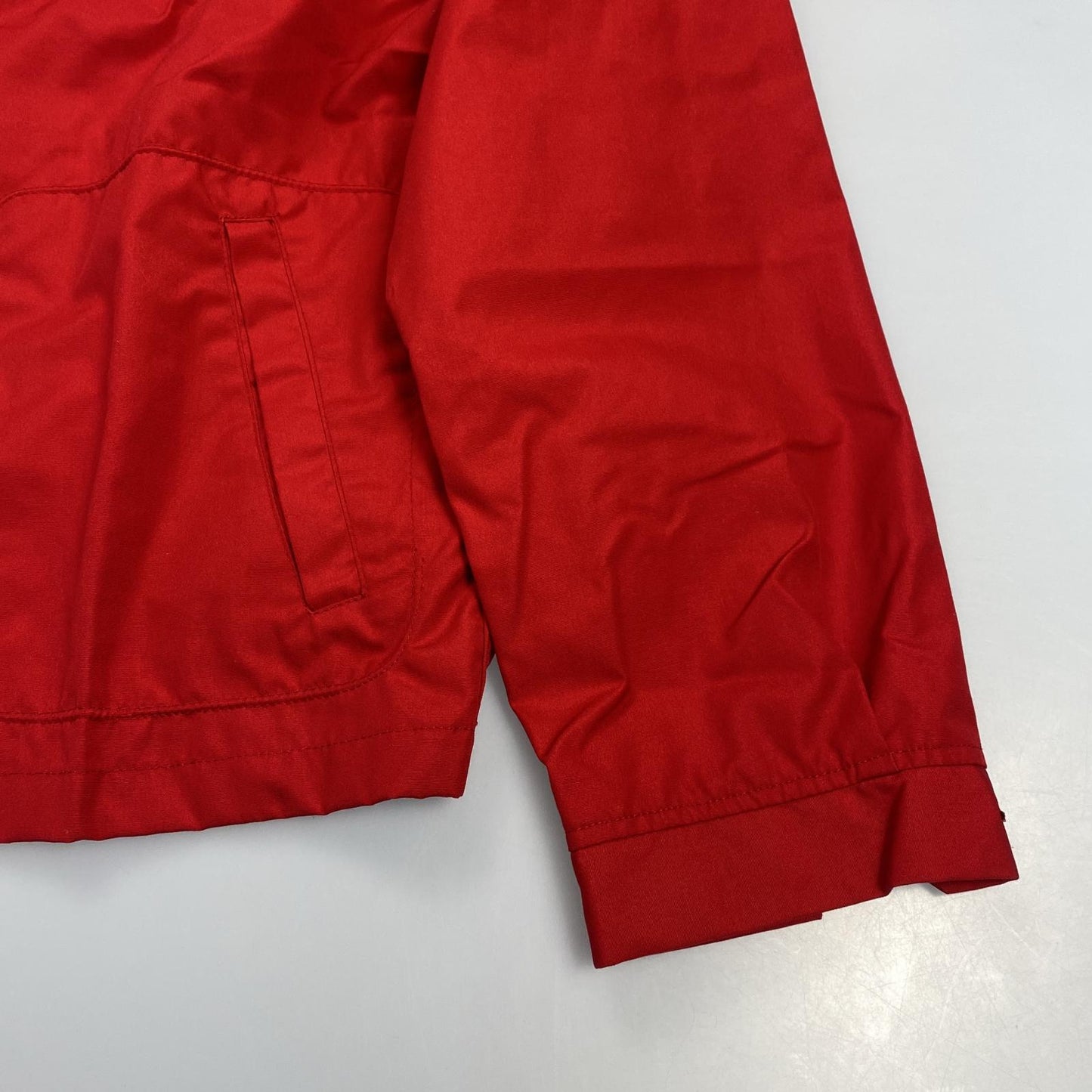 【中古】BLUE WATER | ブルーウォーター ポプリン ドリズラージャケット スイングトップ CKS1015 レッド サイズ:M