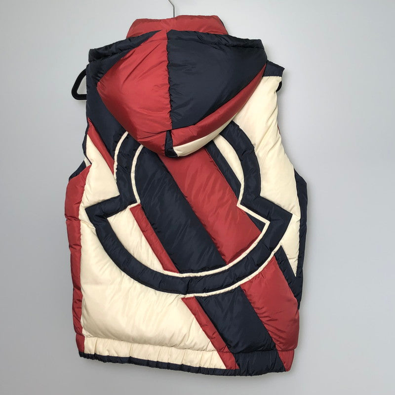 【中古】MONCLER GENIUS | モンクレールジニアス PERMIT ダウンベスト D209H4332000 2018A/W 国内正規品 マルチカラー サイズ:1