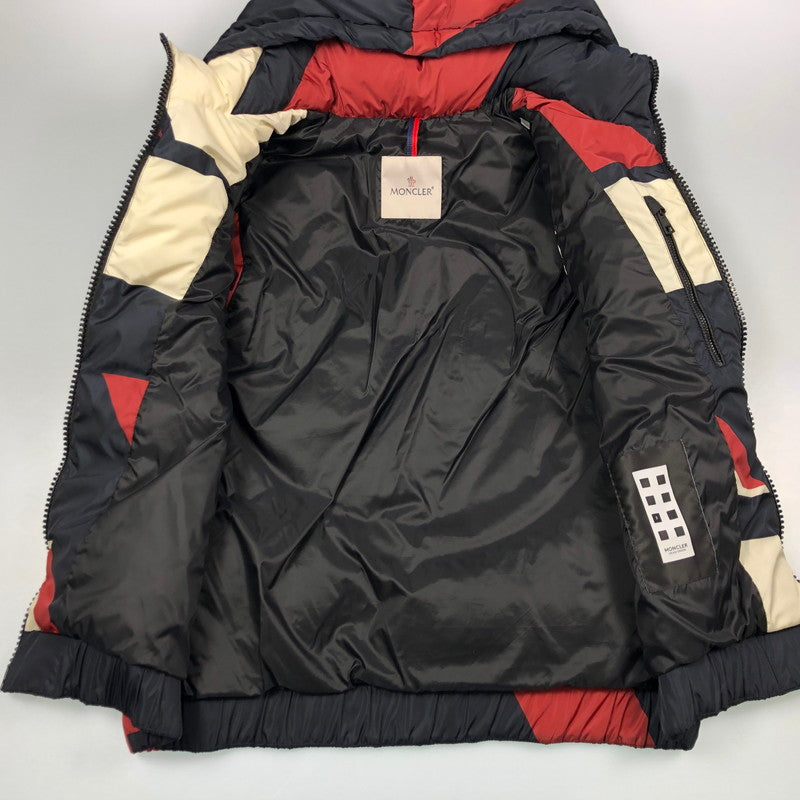 【中古】MONCLER GENIUS | モンクレールジニアス PERMIT ダウンベスト D209H4332000 2018A/W 国内正規品 マルチカラー サイズ:1