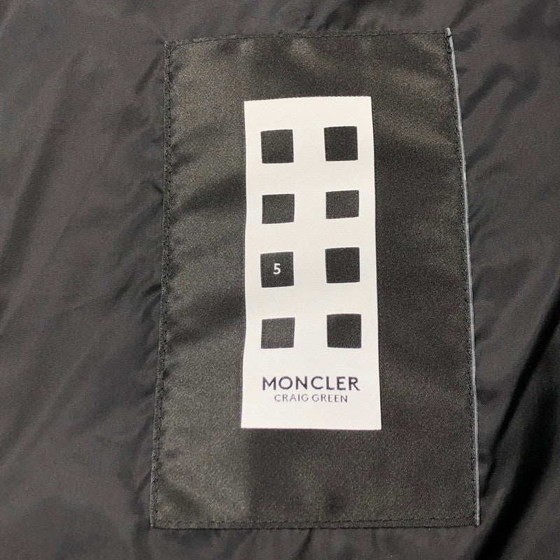【中古】MONCLER GENIUS | モンクレールジニアス PERMIT ダウンベスト D209H4332000 2018A/W 国内正規品 マルチカラー サイズ:1