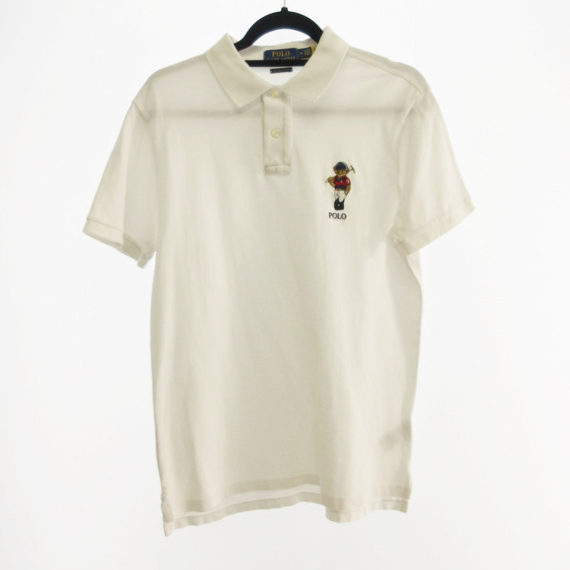 【中古】POLO RALPH LAUREN | ポロ・ラルフローレン POLO BEAR ポロシャツ 65848161 ホワイト サイズ:M