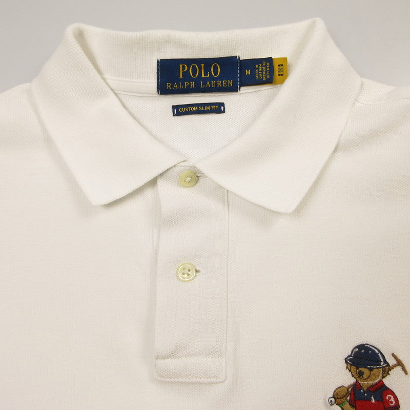 【中古】POLO RALPH LAUREN | ポロ・ラルフローレン POLO BEAR ポロシャツ 65848161 ホワイト サイズ:M