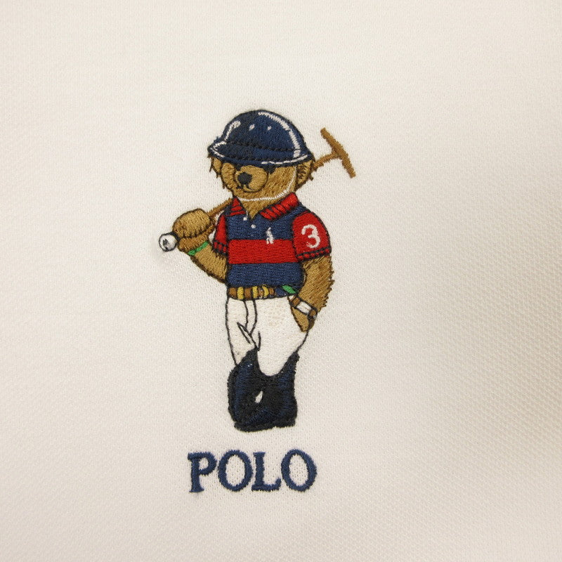 【中古】POLO RALPH LAUREN | ポロ・ラルフローレン POLO BEAR ポロシャツ 65848161 ホワイト サイズ:M