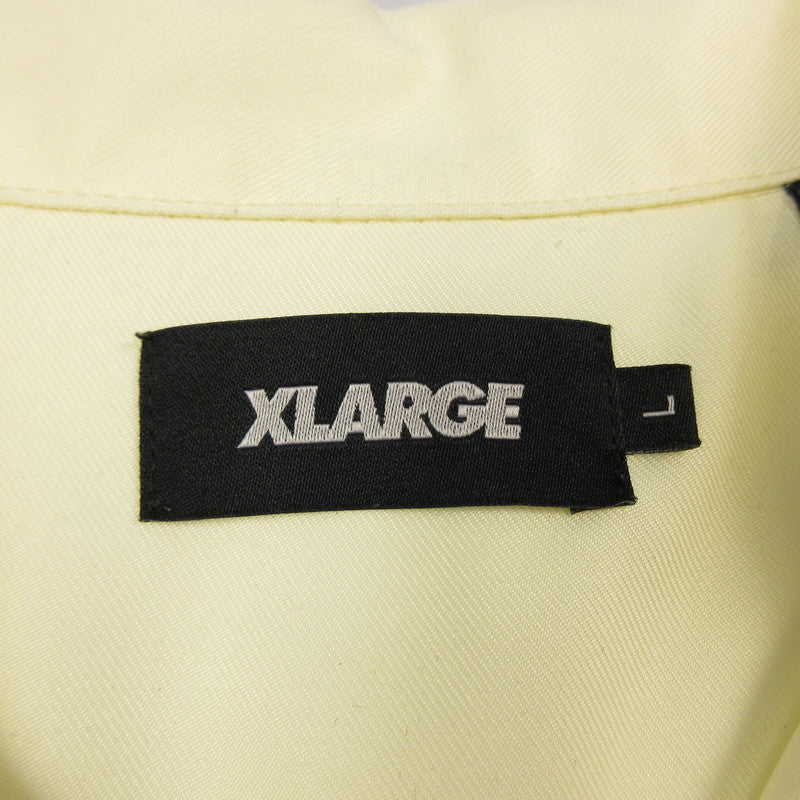 【中古】X-LARGE | エクストララージ BOWLING CLUB S/S SHIRT その他トップス 101232014002 イエロー サイズ:L
