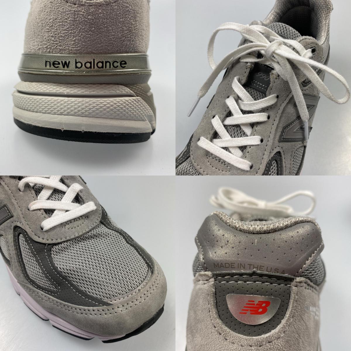 【中古】NEW BALANCE | ニューバランス 990V4 スニーカー U990GR4 グレー 27cm