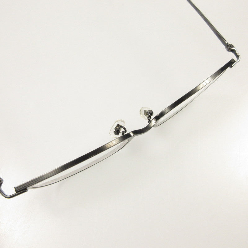 【中古】金子眼鏡 | カネコガンキョウカネコメガネ METAL メガネ KM-70 IPBK グレー