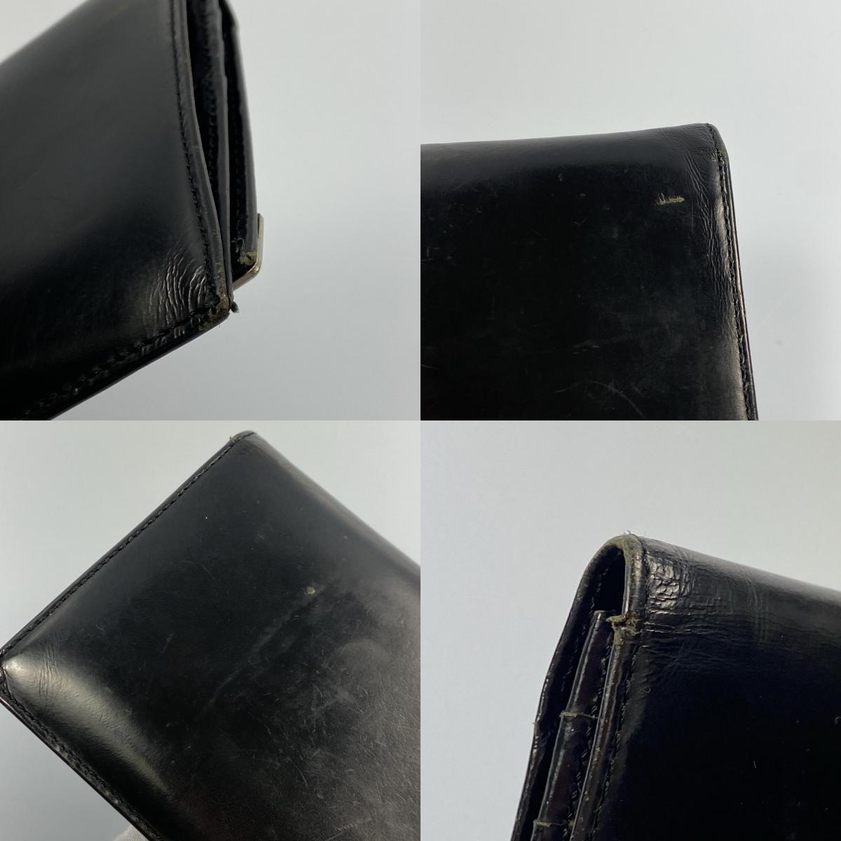 【中古】Jean Paul Gaultier | ジャンポール・ゴルチェ メタルプレート 長財布 年式:90s ブラック