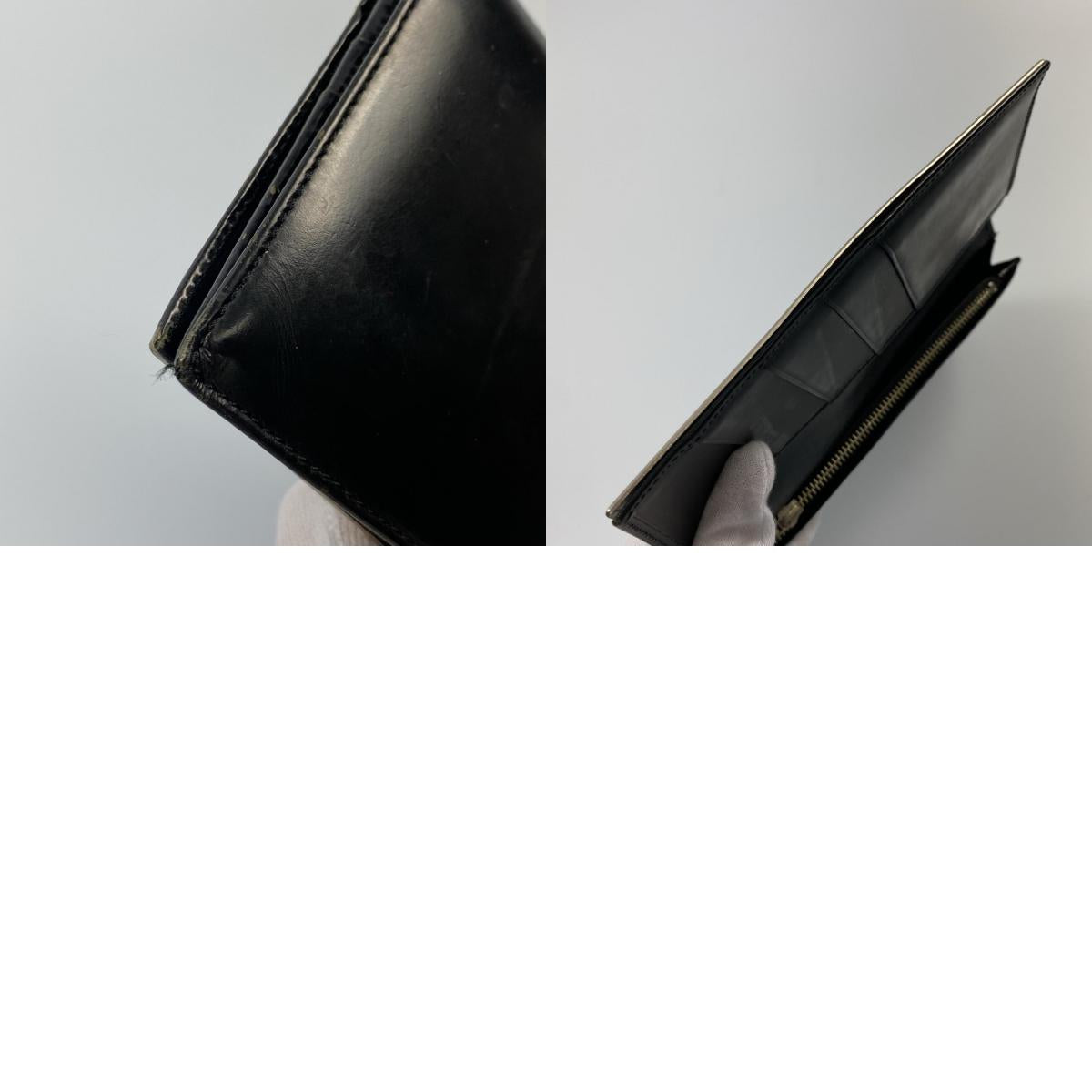【中古】Jean Paul Gaultier | ジャンポール・ゴルチェ メタルプレート 長財布 年式:90s ブラック